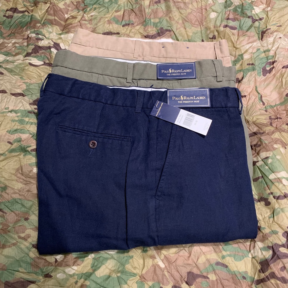 Ralph Lauren Preston Pant - Linen/Silk/Cotton - Sold Individually